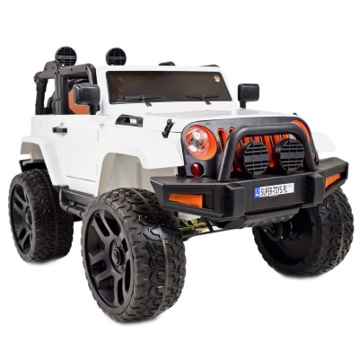 MEGA JEEP 4X4, MIĘKKIE KOŁA, MIĘKKIE SIEDZENIE,  FUNKCJA BUJANIA SUPER HIT/LT828