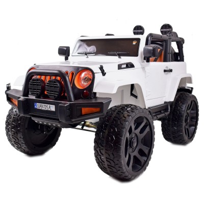MEGA JEEP 4X4, MIĘKKIE KOŁA, MIĘKKIE SIEDZENIE,  FUNKCJA BUJANIA SUPER HIT/LT828