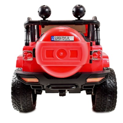 MEGA JEEP 4X4, MIĘKKIE KOŁA, MIĘKKIE SIEDZENIE,  FUNKCJA BUJANIA SUPER HIT/LT828