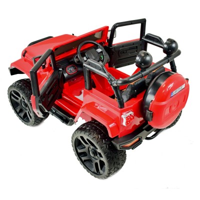 MEGA JEEP 4X4, MIĘKKIE KOŁA, MIĘKKIE SIEDZENIE,  FUNKCJA BUJANIA SUPER HIT/LT828
