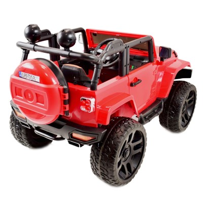 MEGA JEEP 4X4, MIĘKKIE KOŁA, MIĘKKIE SIEDZENIE,  FUNKCJA BUJANIA SUPER HIT/LT828