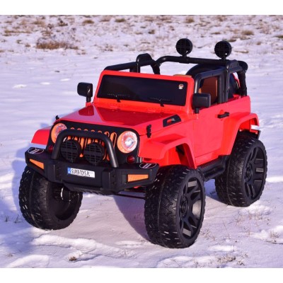 MEGA JEEP 4X4, MIĘKKIE KOŁA, MIĘKKIE SIEDZENIE,  FUNKCJA BUJANIA SUPER HIT/LT828