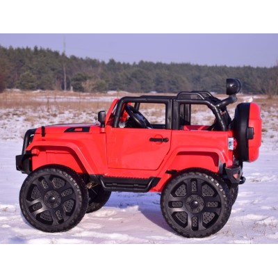 MEGA JEEP 4X4, MIĘKKIE KOŁA, MIĘKKIE SIEDZENIE,  FUNKCJA BUJANIA SUPER HIT/LT828