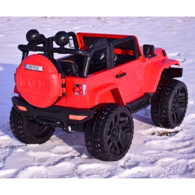 MEGA JEEP 4X4, MIĘKKIE KOŁA, MIĘKKIE SIEDZENIE,  FUNKCJA BUJANIA SUPER HIT/LT828