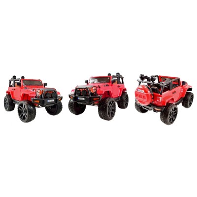MEGA JEEP 4X4, MIĘKKIE KOŁA, MIĘKKIE SIEDZENIE,  FUNKCJA BUJANIA SUPER HIT/LT828