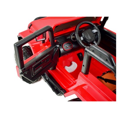 MEGA JEEP 4X4, MIĘKKIE KOŁA, MIĘKKIE SIEDZENIE,  FUNKCJA BUJANIA SUPER HIT/LT828