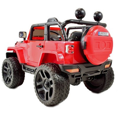 MEGA JEEP 4X4, MIĘKKIE KOŁA, MIĘKKIE SIEDZENIE,  FUNKCJA BUJANIA SUPER HIT/LT828