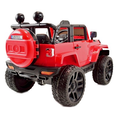MEGA JEEP 4X4, MIĘKKIE KOŁA, MIĘKKIE SIEDZENIE,  FUNKCJA BUJANIA SUPER HIT/LT828