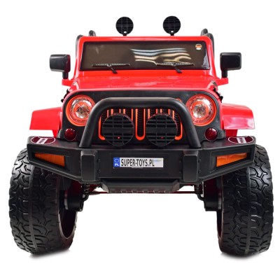MEGA JEEP 4X4, MIĘKKIE KOŁA, MIĘKKIE SIEDZENIE,  FUNKCJA BUJANIA SUPER HIT/LT828