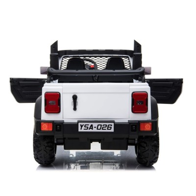 MEGA DZIP 4X4, MIĘKKIE KOŁA EVA, MIĘKKIE SIEDZENIE, PANEL, FULL OPCJA 2x12V /YSA026