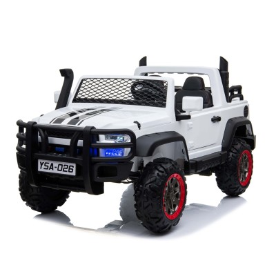 MEGA DZIP 4X4, MIĘKKIE KOŁA EVA, MIĘKKIE SIEDZENIE, PANEL, FULL OPCJA 2x12V /YSA026