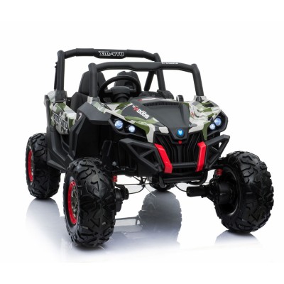 MEGA AUTO BUGGI 4X4 , PANEL , MIĘKKIE KOŁA EVA, MIĘKKIE SIEDZENIE FULL OPCJA 2X 12V, LAKIER/XMX603