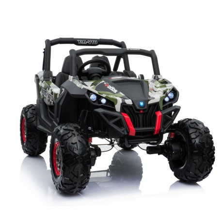 MEGA AUTO BUGGI 4X4 , PANEL , MIĘKKIE KOŁA EVA, MIĘKKIE SIEDZENIE FULL OPCJA 2X 12V, LAKIER/XMX603