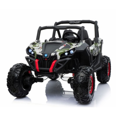 MEGA AUTO BUGGI 4X4 , PANEL , MIĘKKIE KOŁA EVA, MIĘKKIE SIEDZENIE FULL OPCJA 2X 12V, LAKIER/XMX603