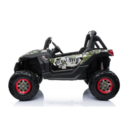 MEGA AUTO BUGGI 4X4 , PANEL , MIĘKKIE KOŁA EVA, MIĘKKIE SIEDZENIE FULL OPCJA 2X 12V, LAKIER/XMX603