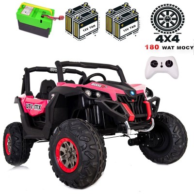MEGA AUTO BUGGI 4X4 , PANEL , MIĘKKIE KOŁA EVA, MIĘKKIE SIEDZENIE FULL OPCJA 2X 12V/XMX603
