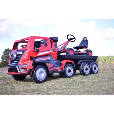 MEGA TRUCK, CIĘŻARÓWKA Z PRZYCZEPĄ GIGANT ZESTAW/BDQ-2020
