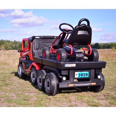 MEGA TRUCK, CIĘŻARÓWKA Z PRZYCZEPĄ GIGANT ZESTAW/BDQ-2020