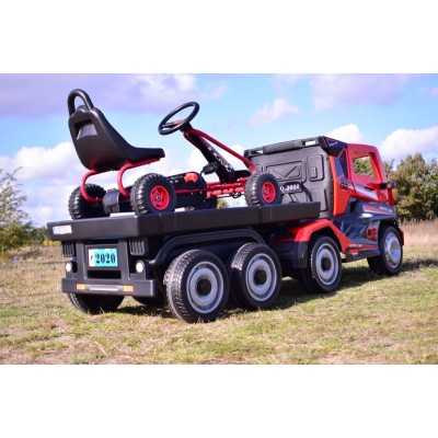 MEGA TRUCK, CIĘŻARÓWKA Z PRZYCZEPĄ GIGANT ZESTAW/BDQ-2020