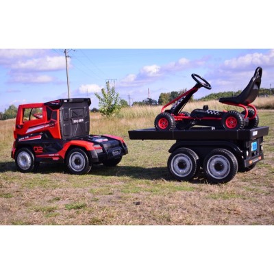MEGA TRUCK, CIĘŻARÓWKA Z PRZYCZEPĄ GIGANT ZESTAW/BDQ-2020