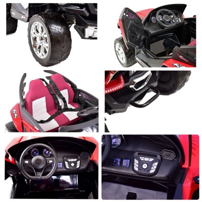 MEGA BUGGY D-MAX 4X4, FUNKCJA BUJANIA, AMORTYZATORY, WIELOFUNKCYJNY PILOT/FB6678