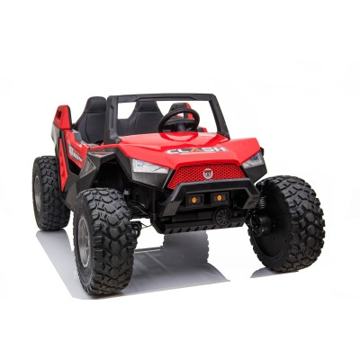 MEGA BUGGY CLASH DLA 2 DZIECI, 4 SILNIKI, 24V, MIĘKKIE PRZESUWANE SIEDZENIE, MIĘKKIE KOŁA, WALIZKA NA AKUMULATOR/SX-1928