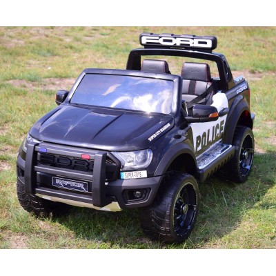 FORD RANGER F150RP POLICJA LICENCJA,4x4, MIĘKKIE KOŁA EVA, MIĘKKIE SIEDZENIE, WOLNY START, KLUCZYK FULL OPCJA 12V