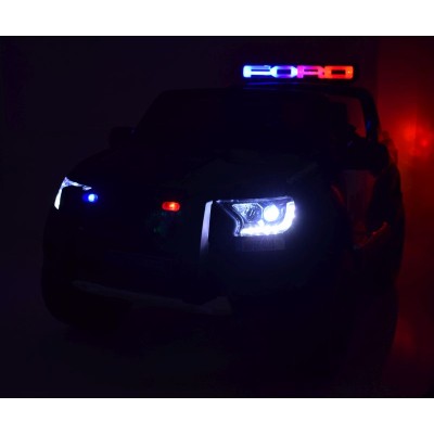FORD RANGER F150RP POLICJA LICENCJA,4x4, MIĘKKIE KOŁA EVA, MIĘKKIE SIEDZENIE, WOLNY START, KLUCZYK FULL OPCJA 12V
