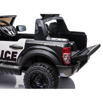 FORD RANGER F150RP POLICJA LICENCJA,4x4, MIĘKKIE KOŁA EVA, MIĘKKIE SIEDZENIE, WOLNY START, KLUCZYK FULL OPCJA 12V