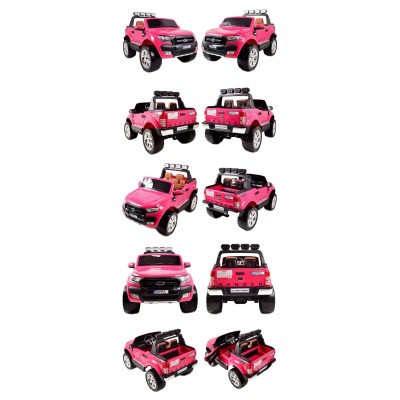 FORD F650 4X4, 2X12V, LICENCJA, MP4, MIĘKKIE KOŁA EVA, MIĘKKIE SIEDZENIE, LAKIER FULL OPCJA 12V/F650