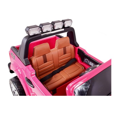 FORD F650 4X4, 2X12V, LICENCJA, MP4, MIĘKKIE KOŁA EVA, MIĘKKIE SIEDZENIE, LAKIER FULL OPCJA 12V/F650