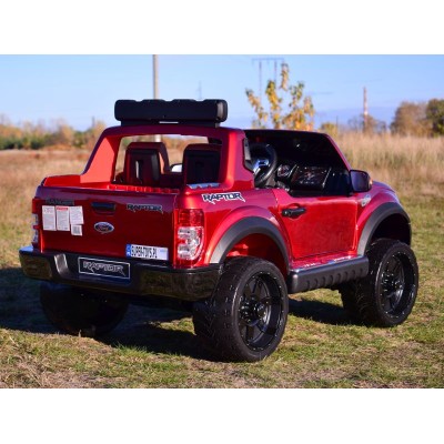 FORD  F150R RAPTOR LICENCJA,4x4, MIĘKKIE KOŁA EVA, MIĘKKIE SIEDZENIE, WOLNY START, KLUCZYK FULL OPCJA, LAKIER 12V