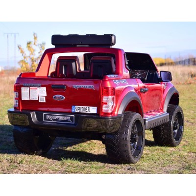 FORD  F150R RAPTOR LICENCJA,4x4, MIĘKKIE KOŁA EVA, MIĘKKIE SIEDZENIE, WOLNY START, KLUCZYK FULL OPCJA, LAKIER 12V