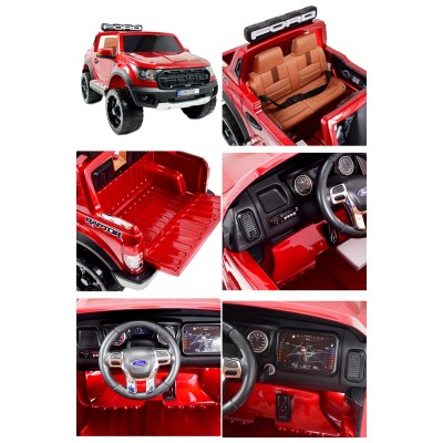 FORD  F150R RAPTOR LICENCJA,4x4, MIĘKKIE KOŁA EVA, MIĘKKIE SIEDZENIE, WOLNY START, KLUCZYK FULL OPCJA, LAKIER 12V