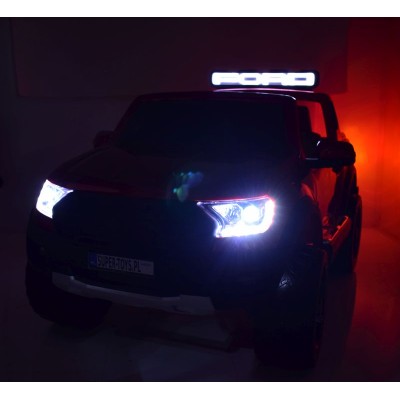 FORD  F150R RAPTOR LICENCJA,4x4, MIĘKKIE KOŁA EVA, MIĘKKIE SIEDZENIE, WOLNY START, KLUCZYK FULL OPCJA, LAKIER 12V