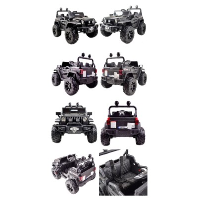 MEGA DŻIP OFF ROAD 4X4, MIĘKKIE KOŁA, MIĘKKIE SIEDZENIE, FUNKCJA BUJANIA, KLUCZYK,/HC8988
