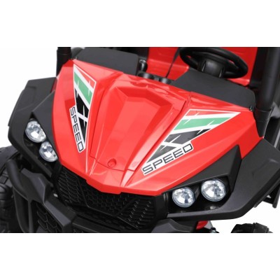 MEGA BUGGY 4X4  2x12V SPEED NEW DLA 2 DZIECI, MĘKKIE KOŁA, MIĘKKIE SIEDZENIA/S2588