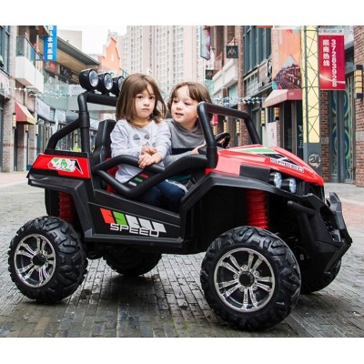 MEGA BUGGY 4X4  2x12V SPEED NEW DLA 2 DZIECI, MĘKKIE KOŁA, MIĘKKIE SIEDZENIA/S2588