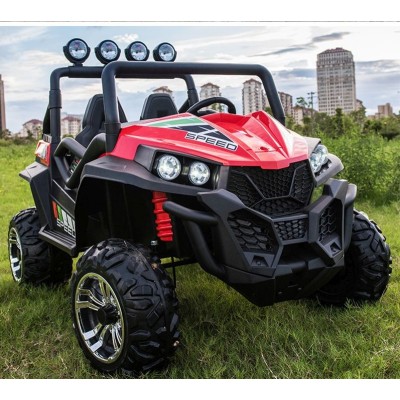 MEGA BUGGY 4X4  2x12V SPEED NEW DLA 2 DZIECI, MĘKKIE KOŁA, MIĘKKIE SIEDZENIA/S2588