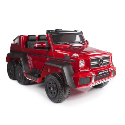 MEGA POJAZD- ORYGINALNY MERCEDES G63, NAPĘD 6X6, MIĘKKIE KOŁA, MIĘKKIE SIEDZENIE, SIEDZENIE DLA RODZICA, 12v14AH, LAKIER, MP4/SX