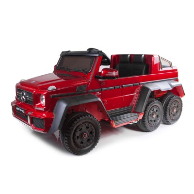 MEGA POJAZD- ORYGINALNY MERCEDES G63, NAPĘD 6X6, MIĘKKIE KOŁA, MIĘKKIE SIEDZENIE, SIEDZENIE DLA RODZICA, 12v14AH, LAKIER, MP4/SX