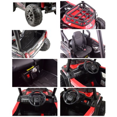 NAJNOWSZY BUGGY SPEED CHAMPION, MIĘKKIE KOŁA, MIĘKKIE SIEDZENIE, BLOKADA PRĘDKOŚCI, 4 BIEGOWA SKRZYNIA/ JS370B