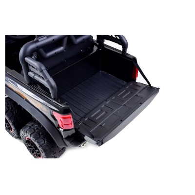MEGA JEEP WORKS SIX 4X4, 2 X 12V MĘKKIE KOŁA, MIĘKKIE SIEDZENIE/JC003