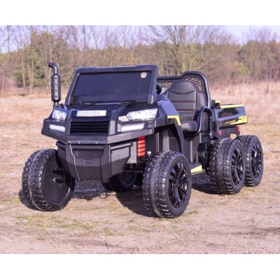 BUGGY 6 KOŁOWY DLA 2 DZIECI, WYWROTKA, MIĘKKIE KOŁA, MIEKKIE SIEDZENIE, NAJMOCNIEJSZA WERSJA/A730-2