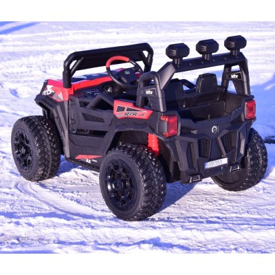 MEGA BUGGY RZR TURBO 12 V,4X4 180 W MEGA MOC, PILOT, MIĘKKIE SIEDZENIE, MIĘKKIE KOŁA, FUNKCJA BUJANIA, KLUCZYK /HC301