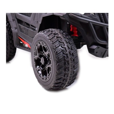 MEGA BUGGY RZR TURBO 12 V,4X4 180 W MEGA MOC, PILOT, MIĘKKIE SIEDZENIE, MIĘKKIE KOŁA, FUNKCJA BUJANIA, KLUCZYK /HC301