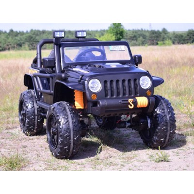 MEGA JEEP 4 SPEED  DLA DZIECKA I DLA RODZICA  4x4, DO 100 kg - STEROWANIE TELEFONEM, WALIZKA - HIT/XB1118