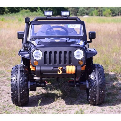 MEGA JEEP 4 SPEED  DLA DZIECKA I DLA RODZICA  4x4, DO 100 kg - STEROWANIE TELEFONEM, WALIZKA - HIT/XB1118