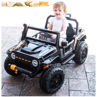 MEGA JEEP 4 SPEED  DLA DZIECKA I DLA RODZICA  4x4, DO 100 kg - STEROWANIE TELEFONEM, WALIZKA - HIT/XB1118