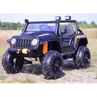 MEGA JEEP 4 SPEED  DLA DZIECKA I DLA RODZICA  4x4, DO 100 kg - STEROWANIE TELEFONEM, WALIZKA - HIT/XB1118